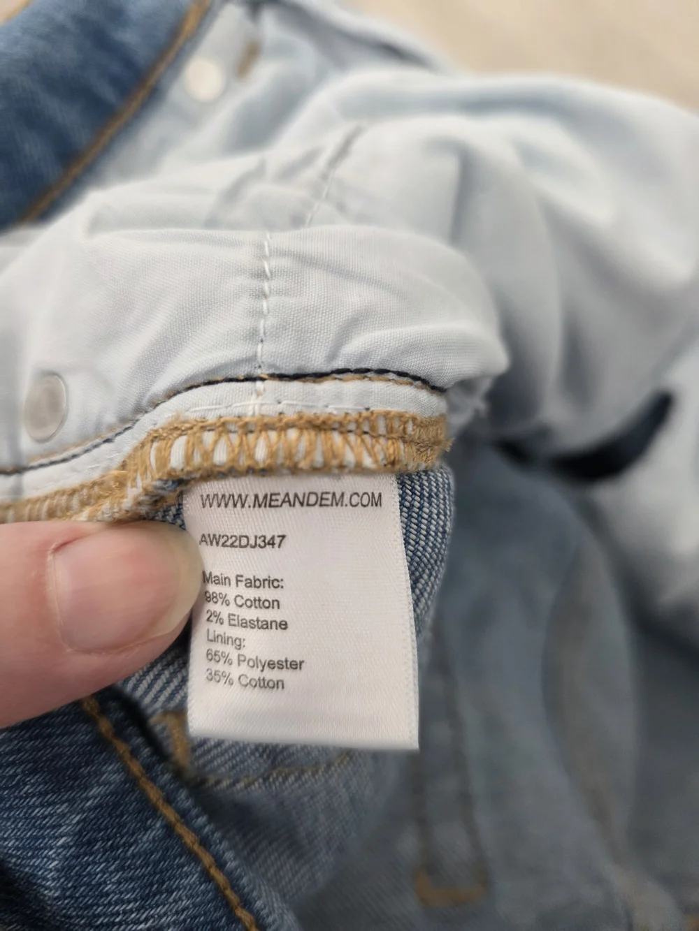 ME+EM Straight Leg Light Wash Jeans Women’s Size 26 - Picture 12 of 15